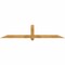 Ekena Millwork Eugene Rough Sawn Timber Gable Bracket, Western Red Cedar, 84"W x 17"H x 4"D x 4"F, 5/12 Pitch GBW084X17X0404EUG00RWR - alternate 1